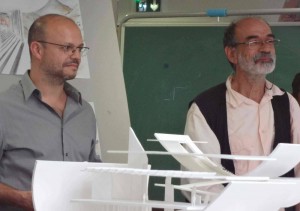 Enseñando en la ENSA de París - Belleville con Lorenzo Piqueras, 2014.